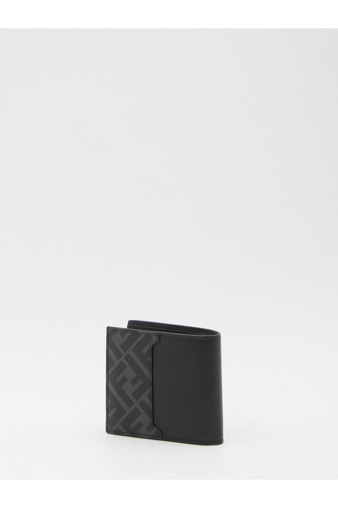 Fendi-OUTLET-SALE-Squared FF bifold wallet-ARCHIVIST