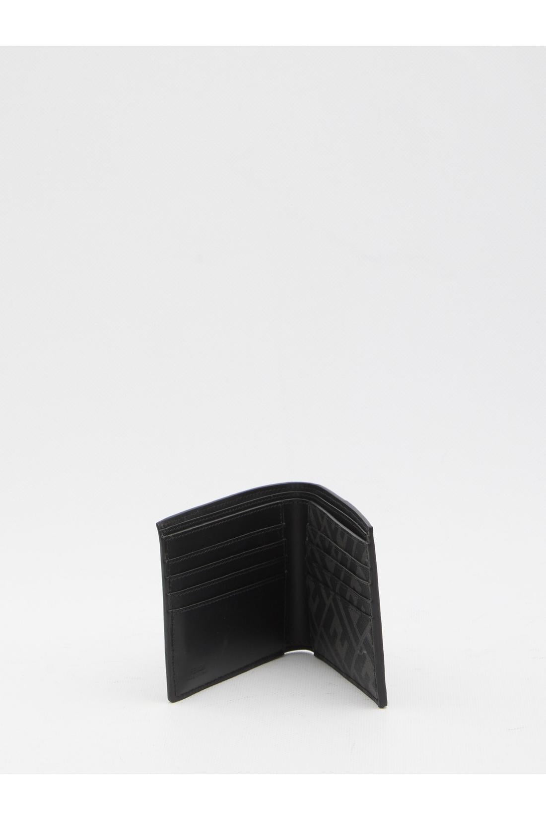 Fendi-OUTLET-SALE-Squared FF bifold wallet-ARCHIVIST