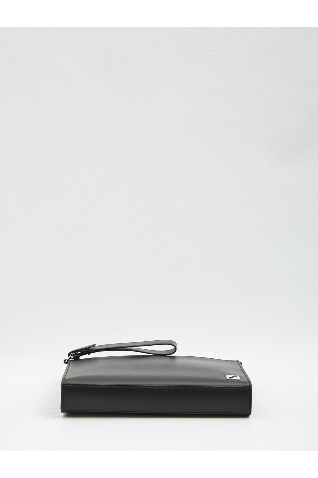 Fendi-OUTLET-SALE-Squared FF cllutch-ARCHIVIST