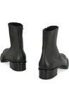 Alexander McQueen-OUTLET-SALE-Stack leather ankle boots-ARCHIVIST