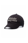 Alexander McQueen-OUTLET-SALE-Stacked Logo Baseball Cap-ARCHIVIST