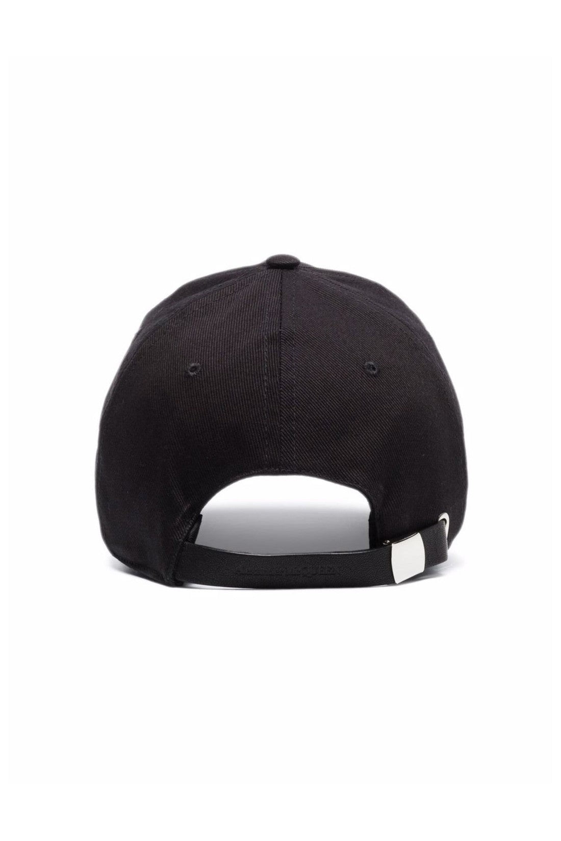 Alexander McQueen-OUTLET-SALE-Stacked Logo Baseball Cap-ARCHIVIST