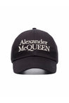 Alexander McQueen-OUTLET-SALE-Stacked Logo Baseball Cap-ARCHIVIST