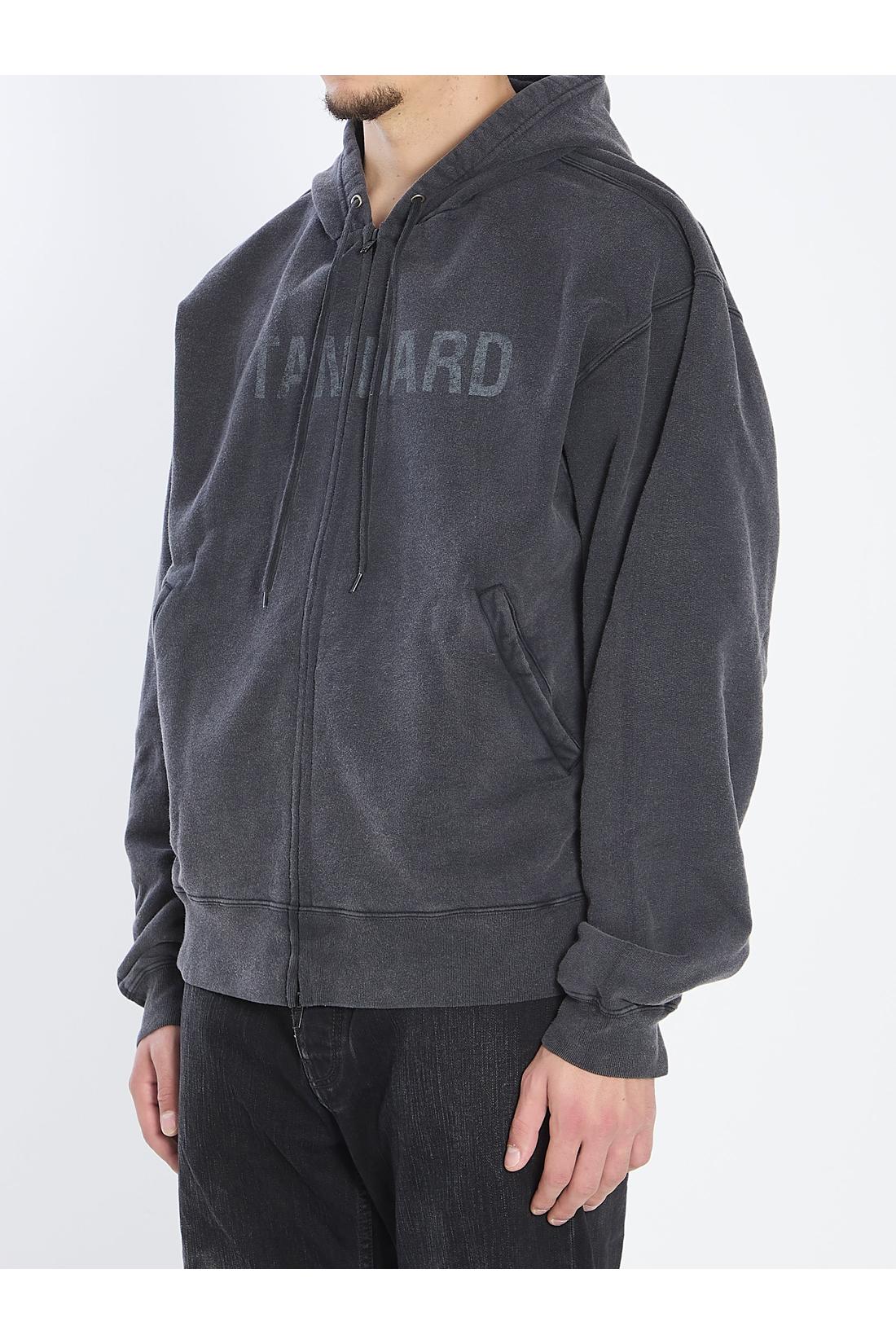 Balenciaga-OUTLET-SALE-Standard oversized zip-up hoodie-ARCHIVIST