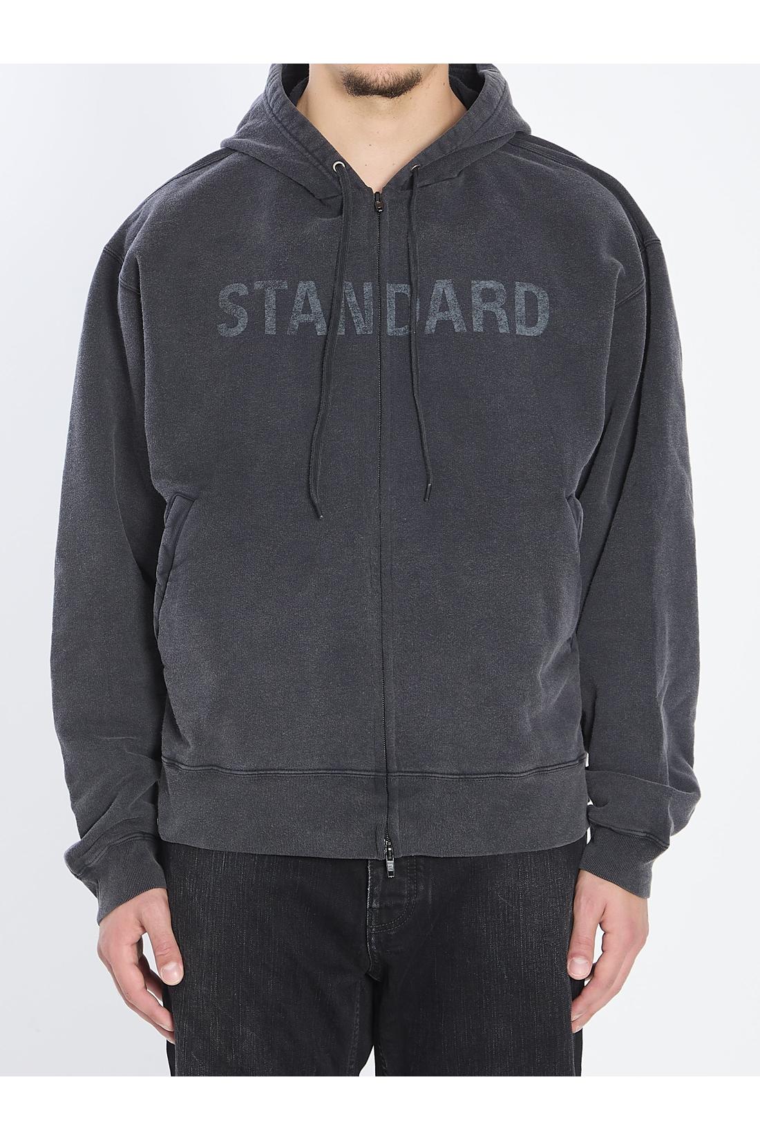 Balenciaga-OUTLET-SALE-Standard oversized zip-up hoodie-ARCHIVIST