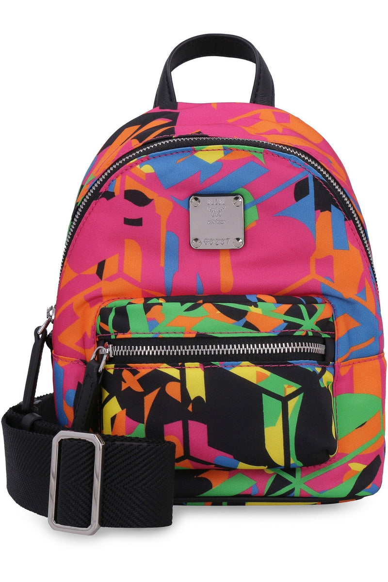 MCM-OUTLET-SALE-Stark Cubic Camouflage mini-backpack-ARCHIVIST