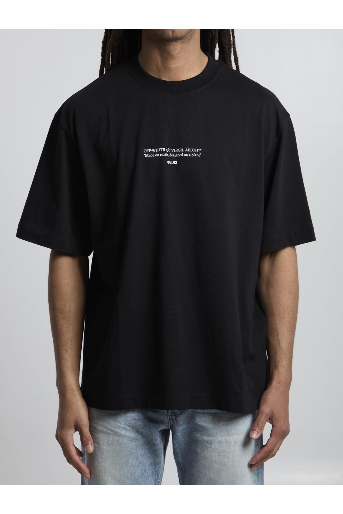 Off White-OUTLET-SALE-Statement Skate T-shirt-ARCHIVIST