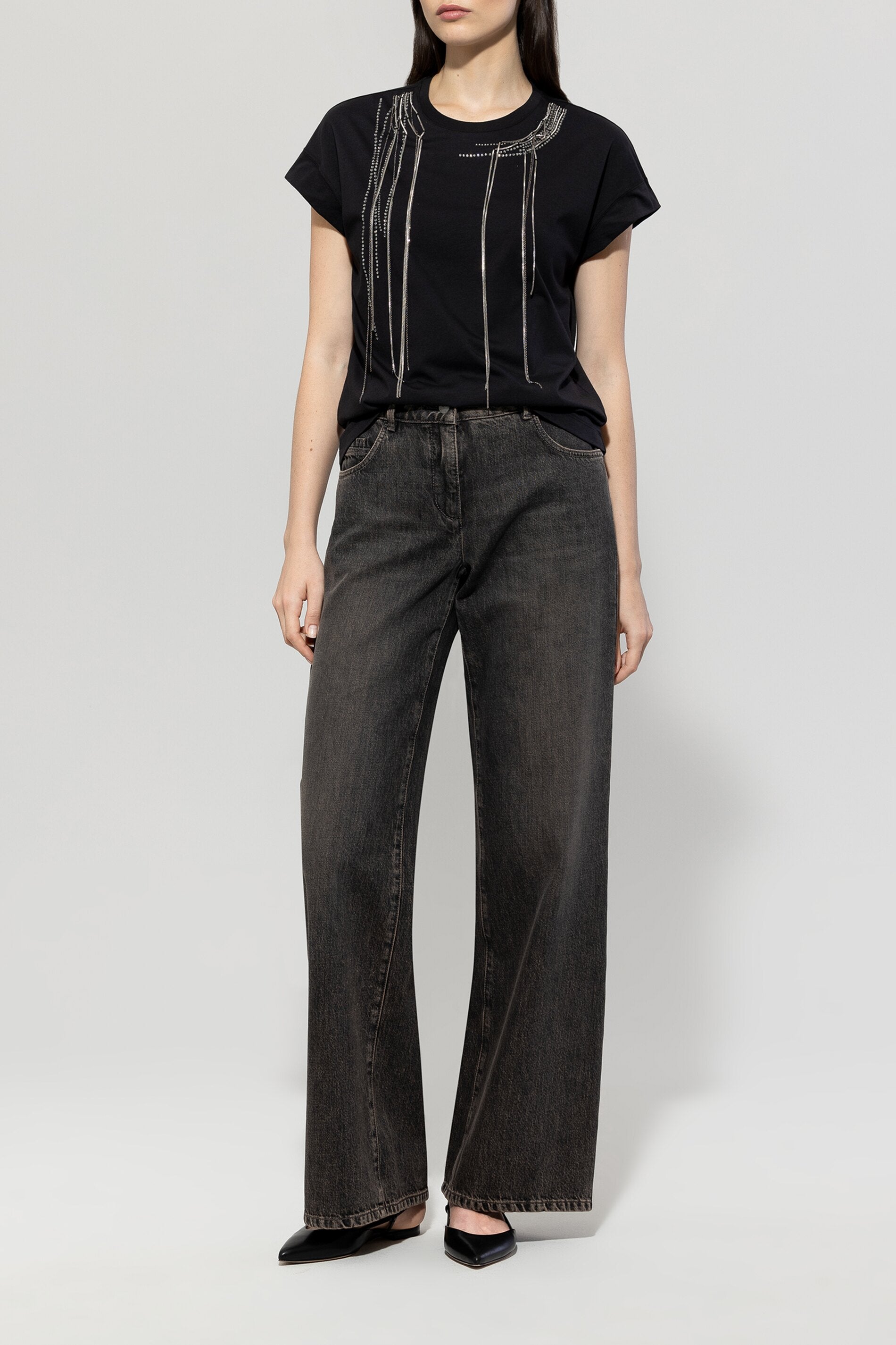 Luisa Cerano-Statement-T-Shirt-Shirts-Black-Deal-Outlet-by-ARCHIVIST