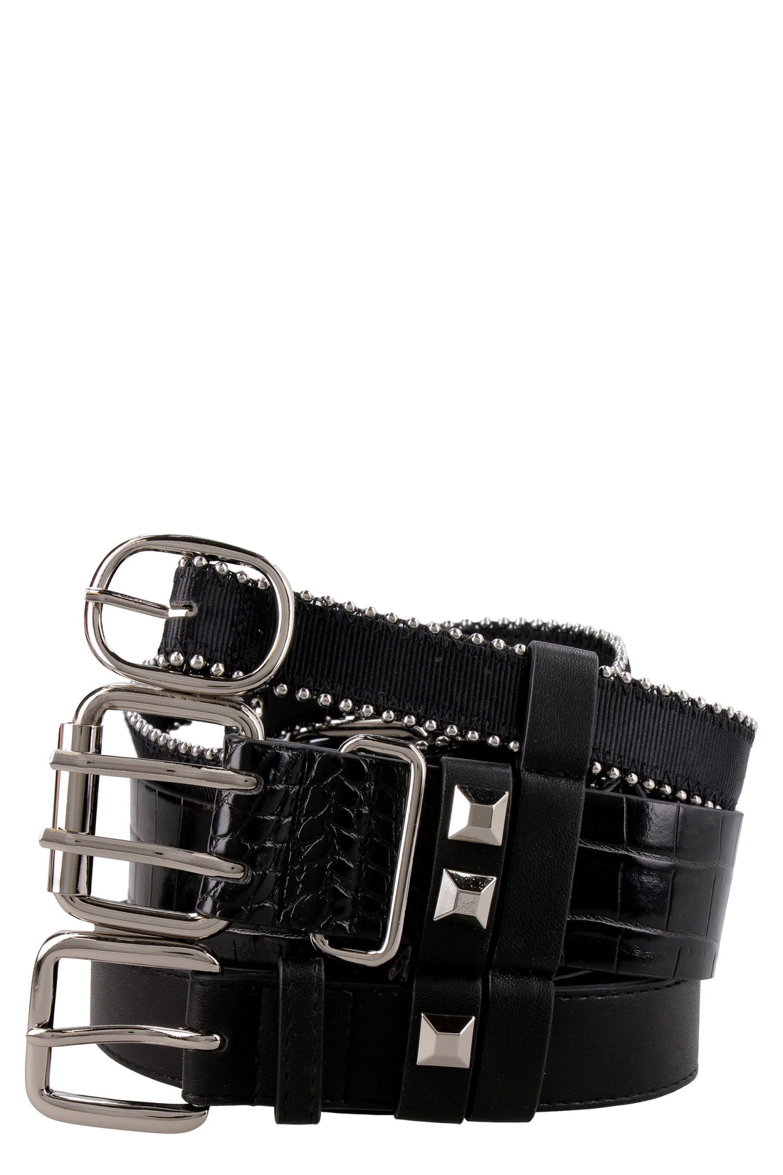 Pinko-OUTLET-SALE-Stay faux leather belt-ARCHIVIST