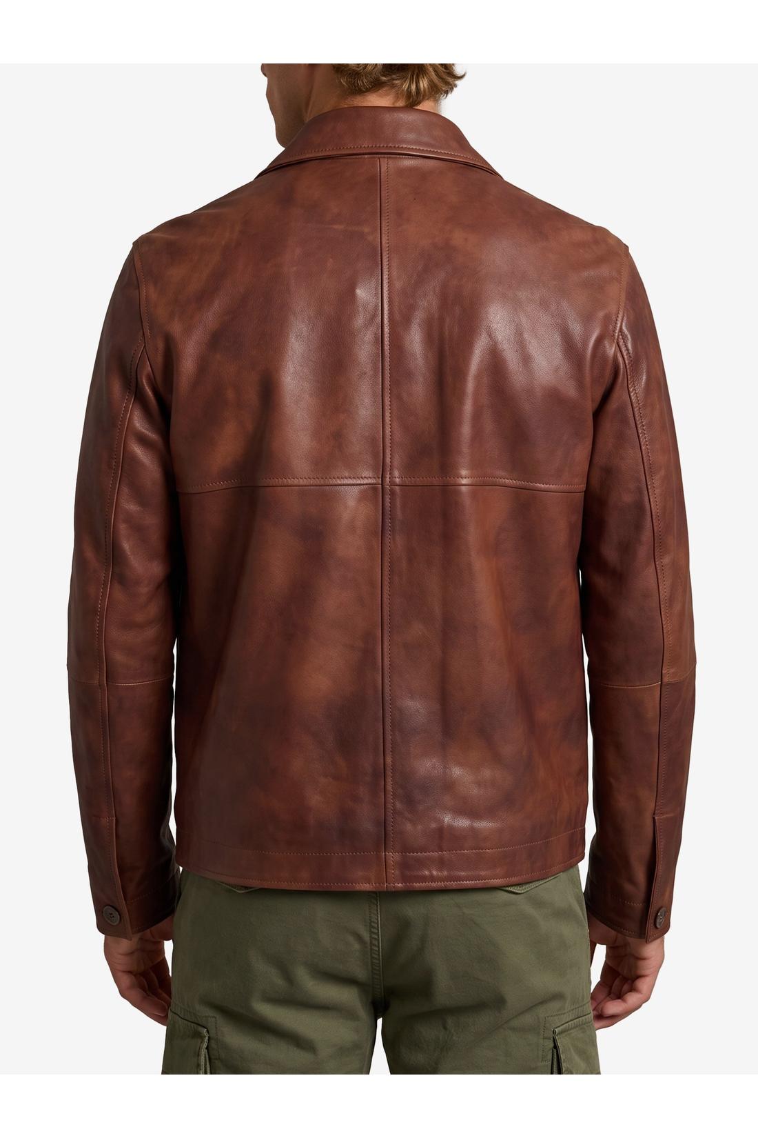 Arma-OUTLET-SALE-Steep leather jacket-ARCHIVIST
