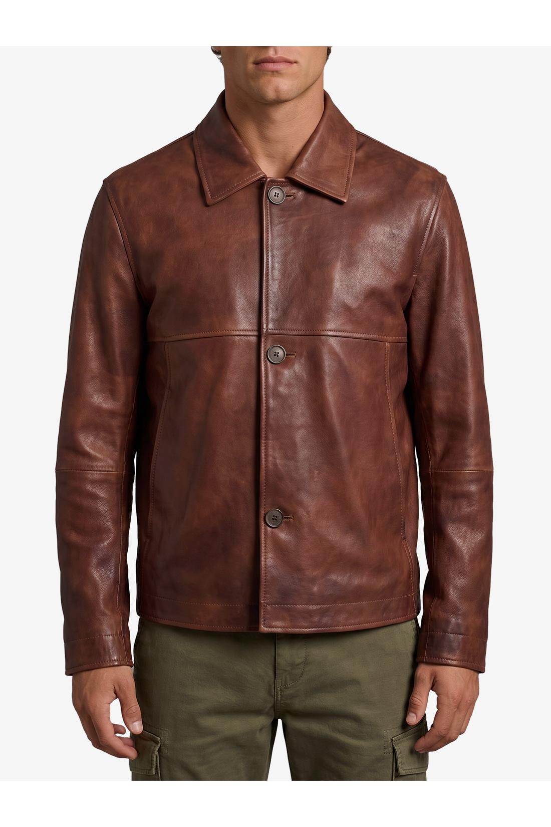 Arma-OUTLET-SALE-Steep leather jacket-ARCHIVIST