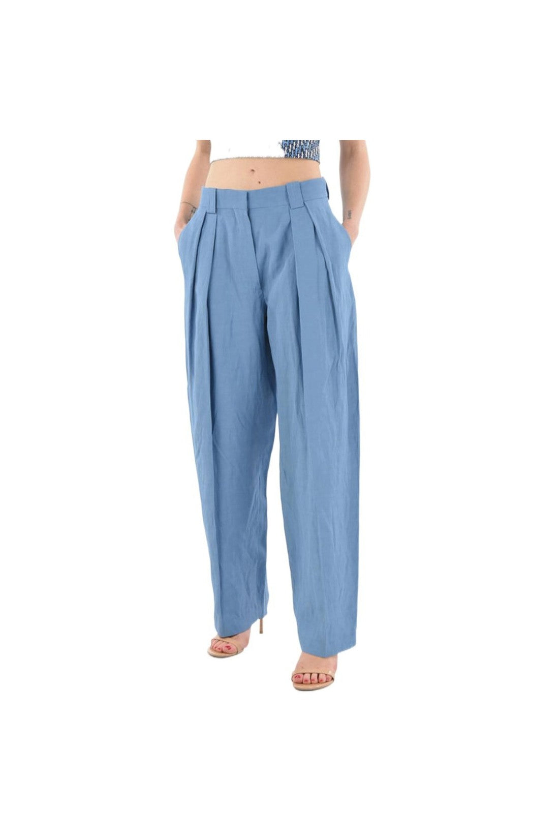 STELLA MCCARTNEY-OUTLET-SALE-Stella McCartney High-Waist Tailored Trousers-ARCHIVIST