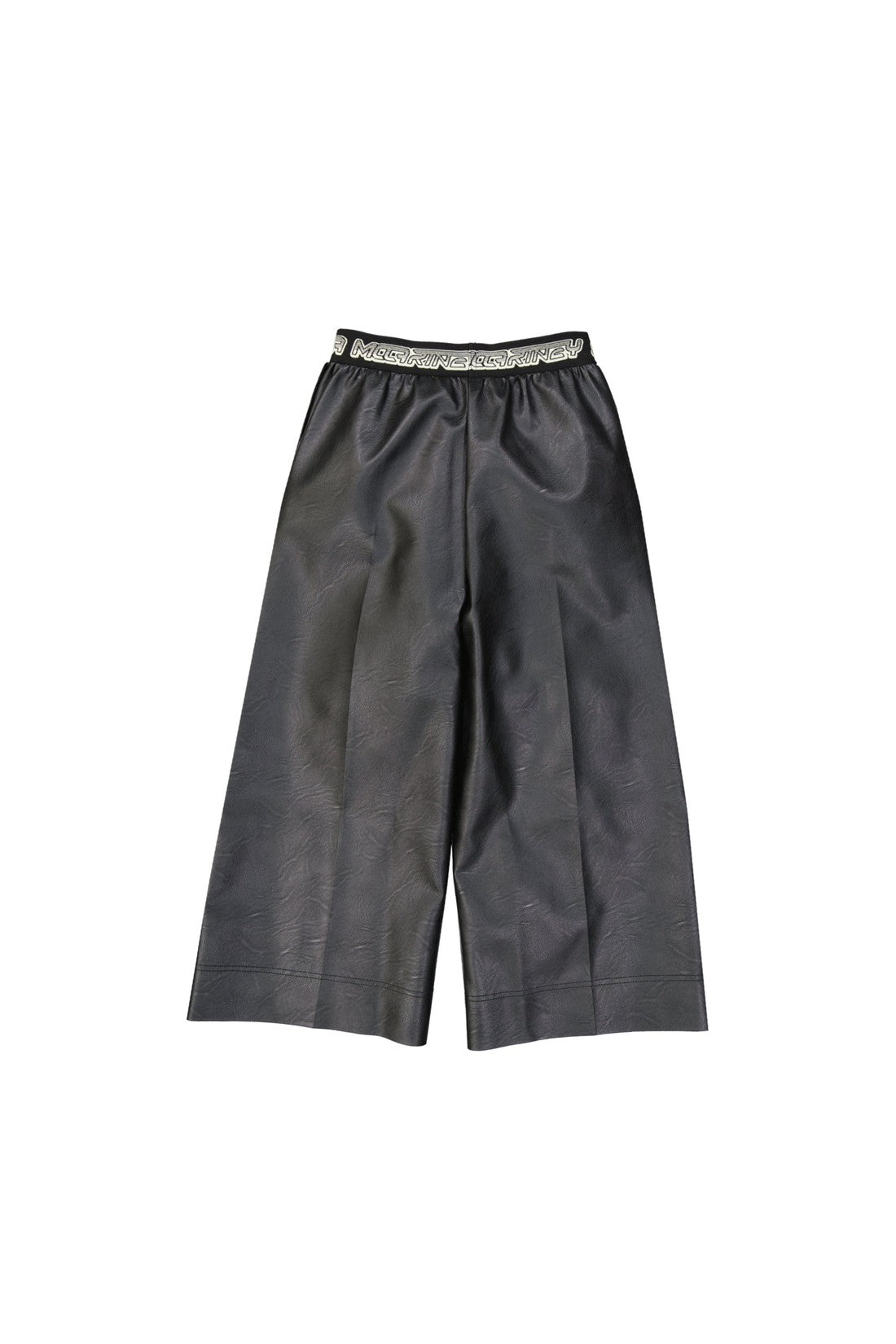 STELLA MCCARTNEY-OUTLET-SALE-Stella Mccartney Cropped Leather Effect Pants-ARCHIVIST