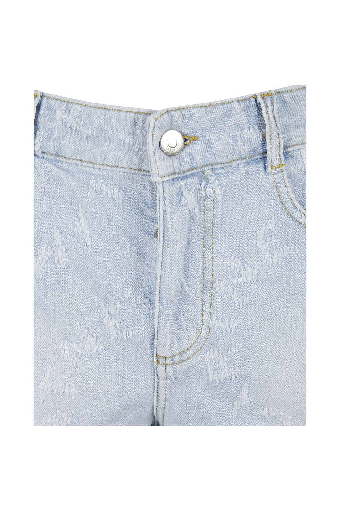 STELLA MCCARTNEY-OUTLET-SALE-Stella Mccartney Denim Shorts-ARCHIVIST