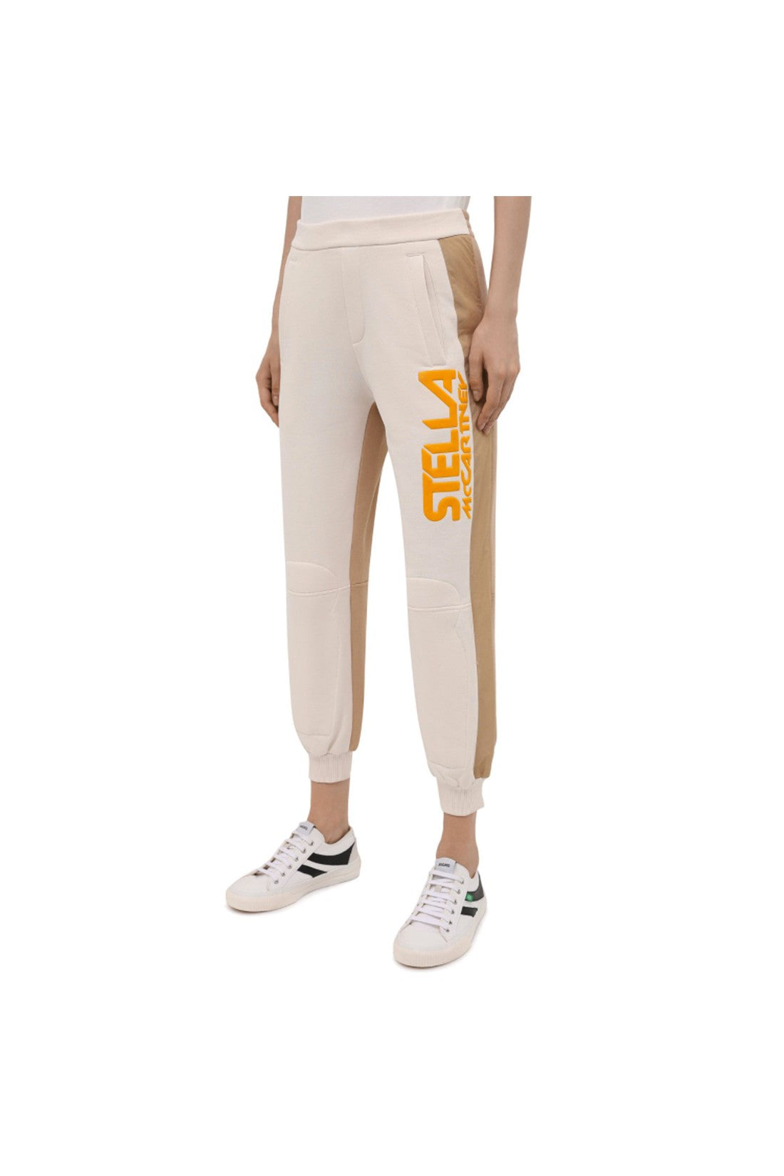 STELLA MCCARTNEY-OUTLET-SALE-Stella Mccartney Logo Cotton Pants-ARCHIVIST