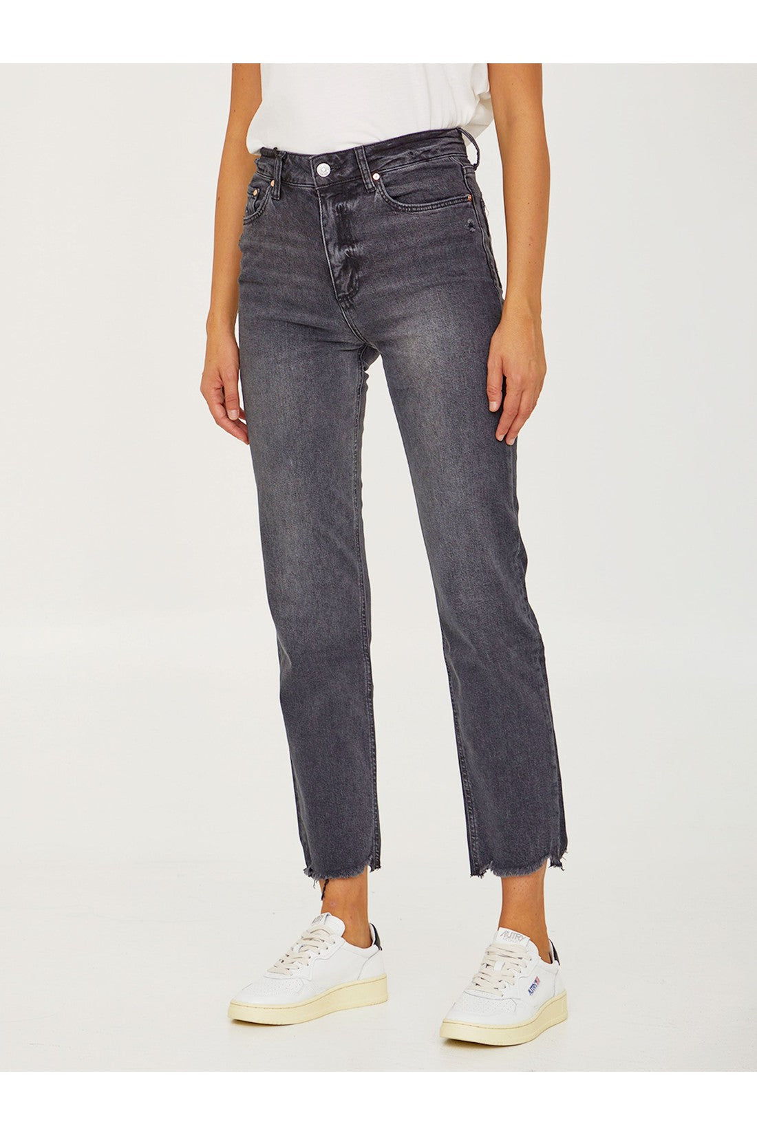 PAIGE-OUTLET-SALE-Stella grey jeans-ARCHIVIST