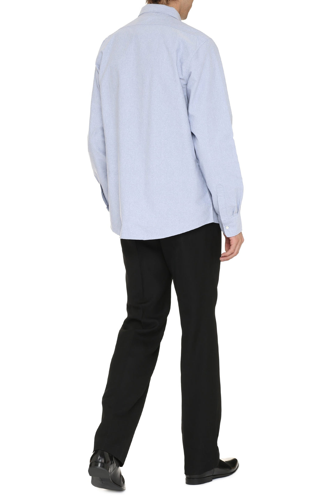 Aspesi-OUTLET-SALE-Sterling Oxford cotton shirt-ARCHIVIST