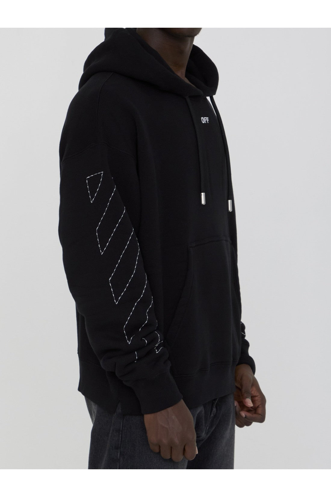 OFF WHITE-OUTLET-SALE-Stitch Arrow Skate hoodie-ARCHIVIST