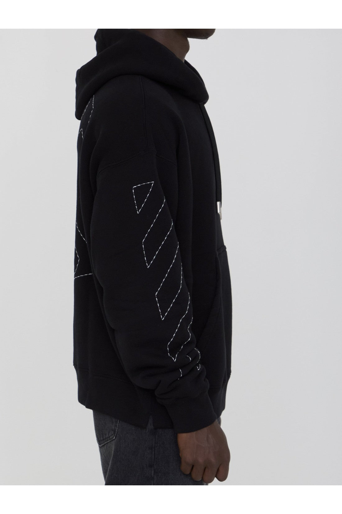 OFF WHITE-OUTLET-SALE-Stitch Arrow Skate hoodie-ARCHIVIST