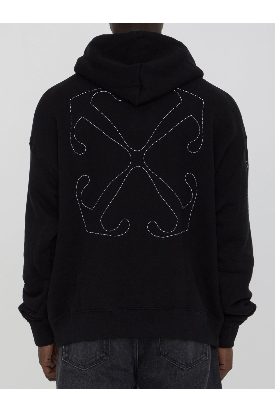 OFF WHITE-OUTLET-SALE-Stitch Arrow Skate hoodie-ARCHIVIST