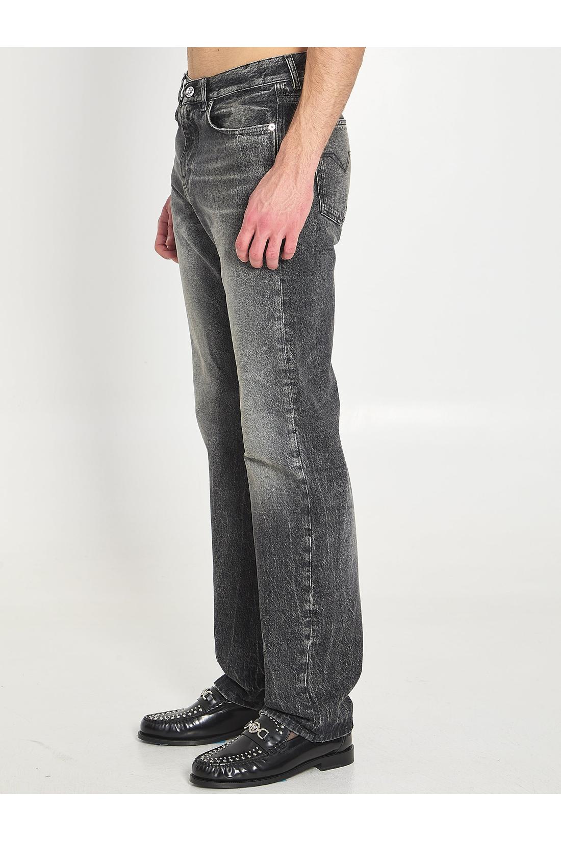 Versace-OUTLET-SALE-Stone washed jeans-ARCHIVIST
