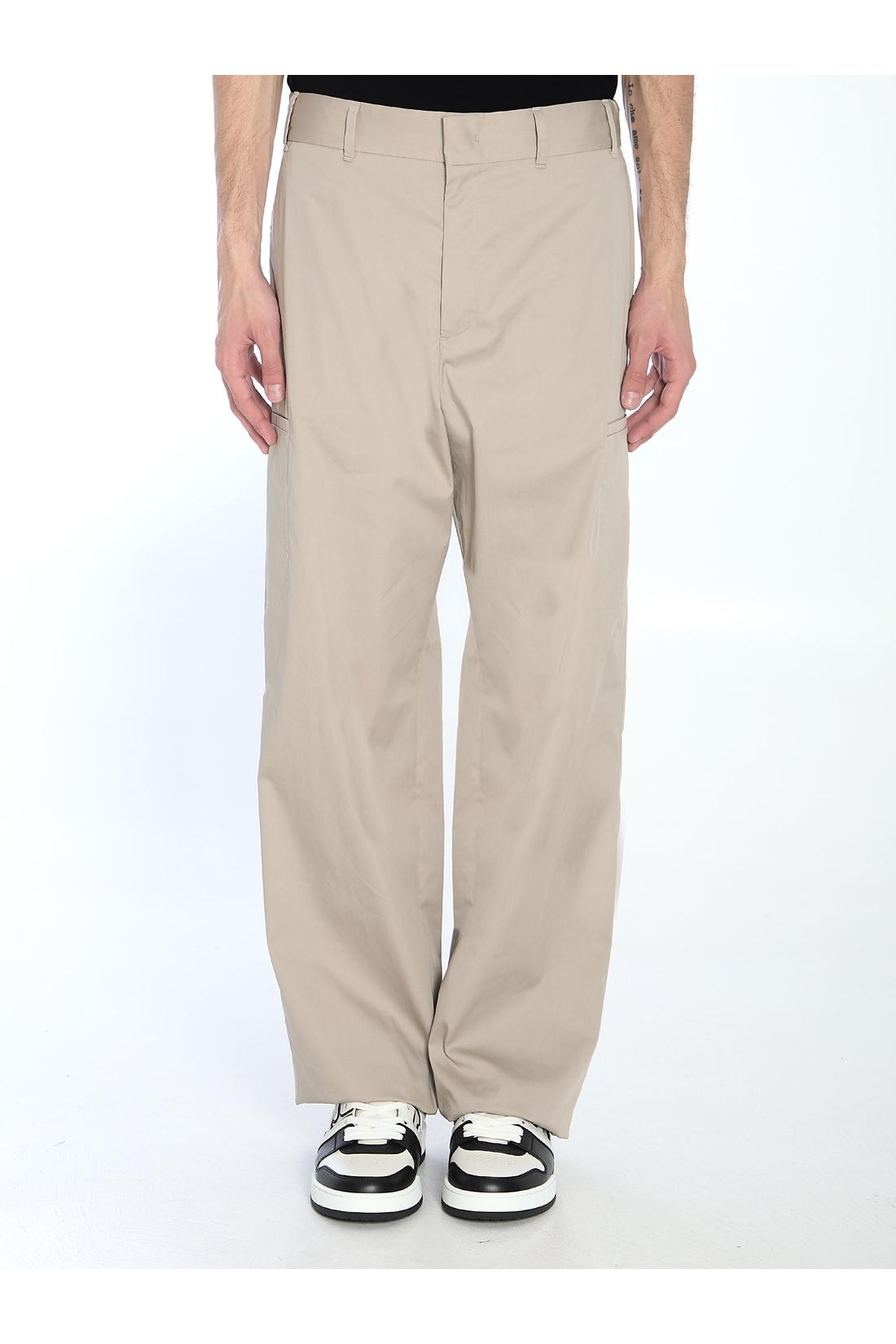 Fendi-OUTLET-SALE-Straight cargo trousers-ARCHIVIST