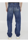 SAINT LAURENT-OUTLET-SALE-Straight denim jeans-ARCHIVIST