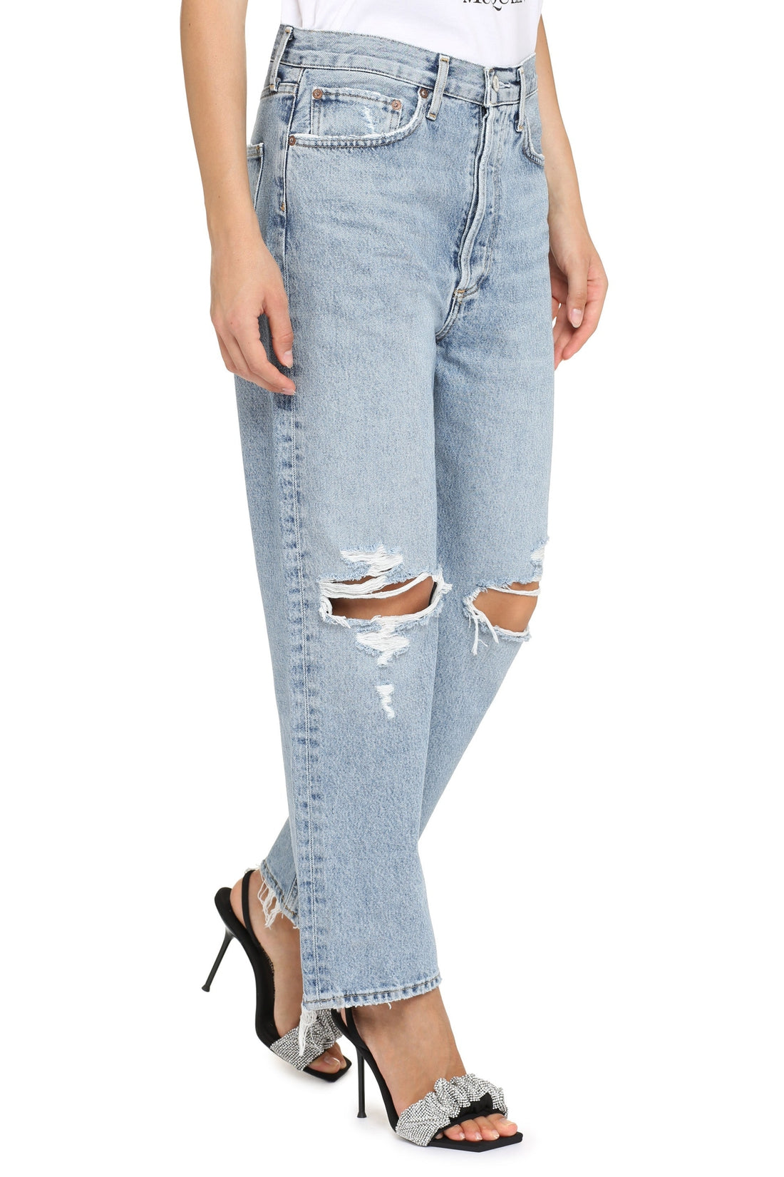 AGOLDE-OUTLET-SALE-Straight leg jeans 90'S Crop-ARCHIVIST