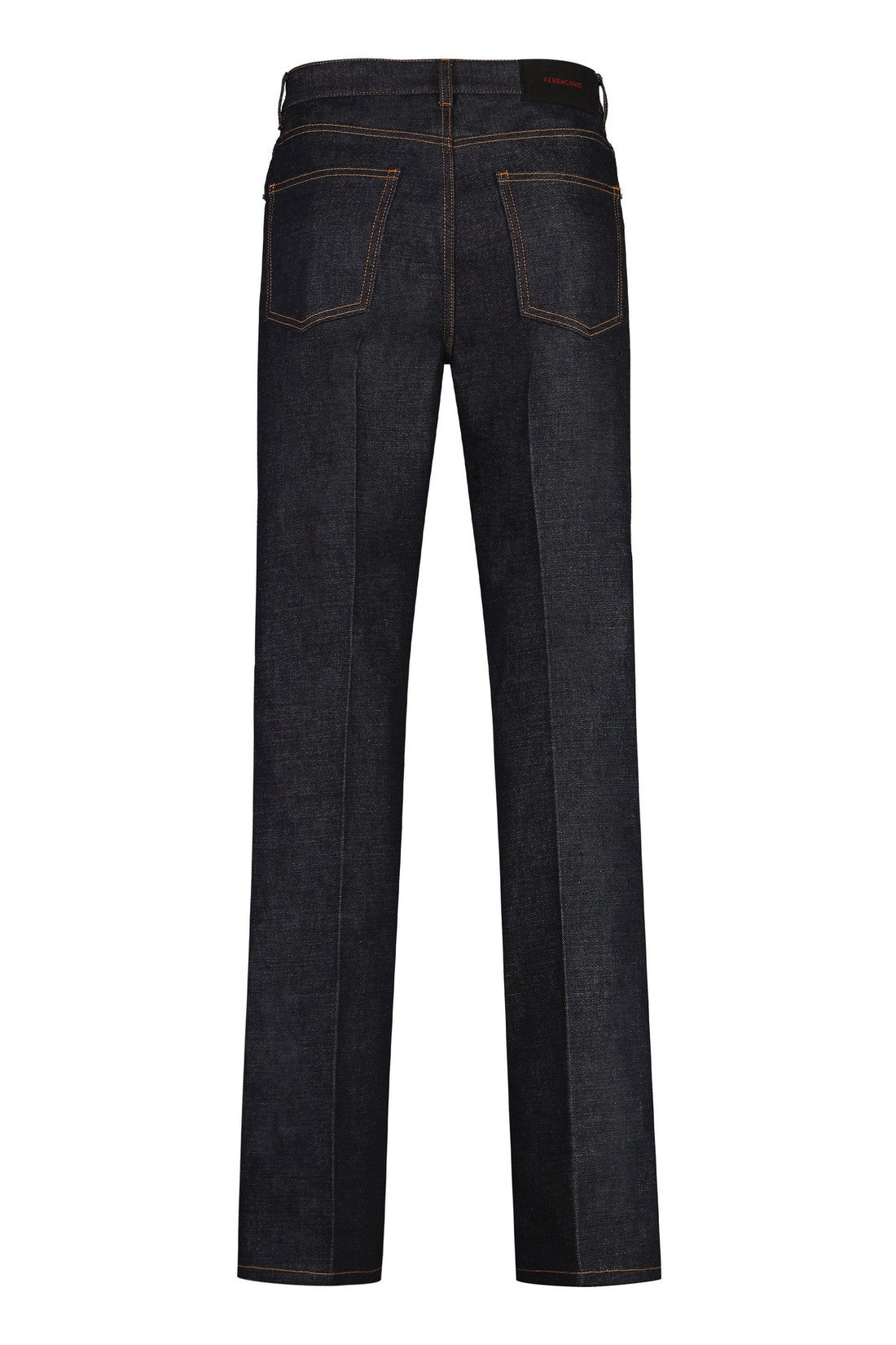 FERRAGAMO-OUTLET-SALE-Straight leg jeans-ARCHIVIST