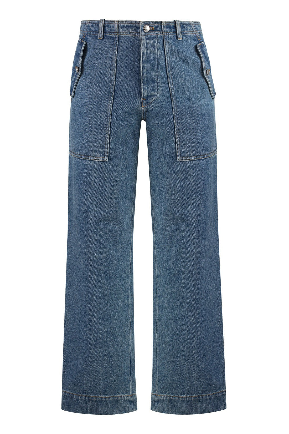 Maison Kitsuné-OUTLET-SALE-Straight leg jeans-ARCHIVIST