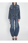 Jean Paul Gaultier-OUTLET-SALE-Strap jacket in denim-ARCHIVIST