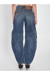Jean Paul Gaultier-OUTLET-SALE-Strap jeans in denim-ARCHIVIST