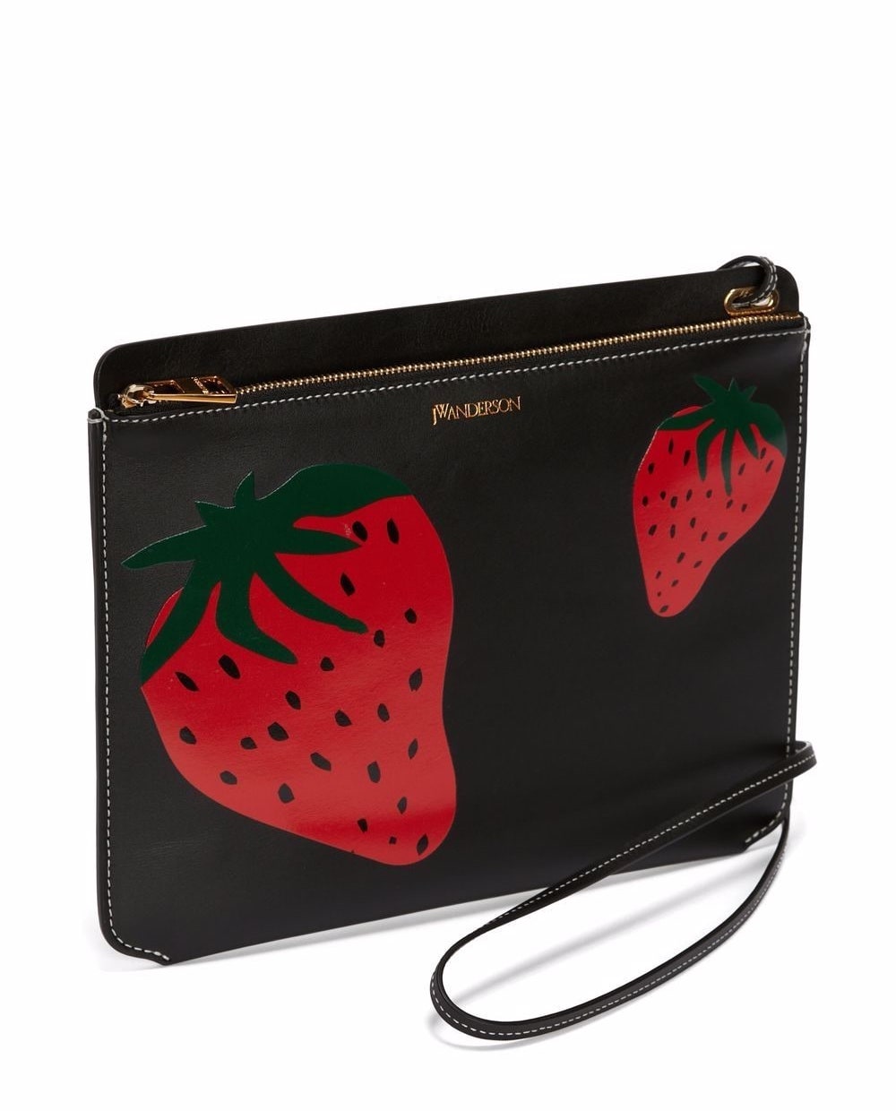 JW Anderson-OUTLET-SALE-Strawberry Logo Clutch Bag-ARCHIVIST