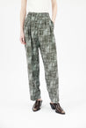 Odeeh-Stretch Trompe L'oeil Hose, Water Green-Hosen-Black-Deal-Outlet-by-ARCHIVIST