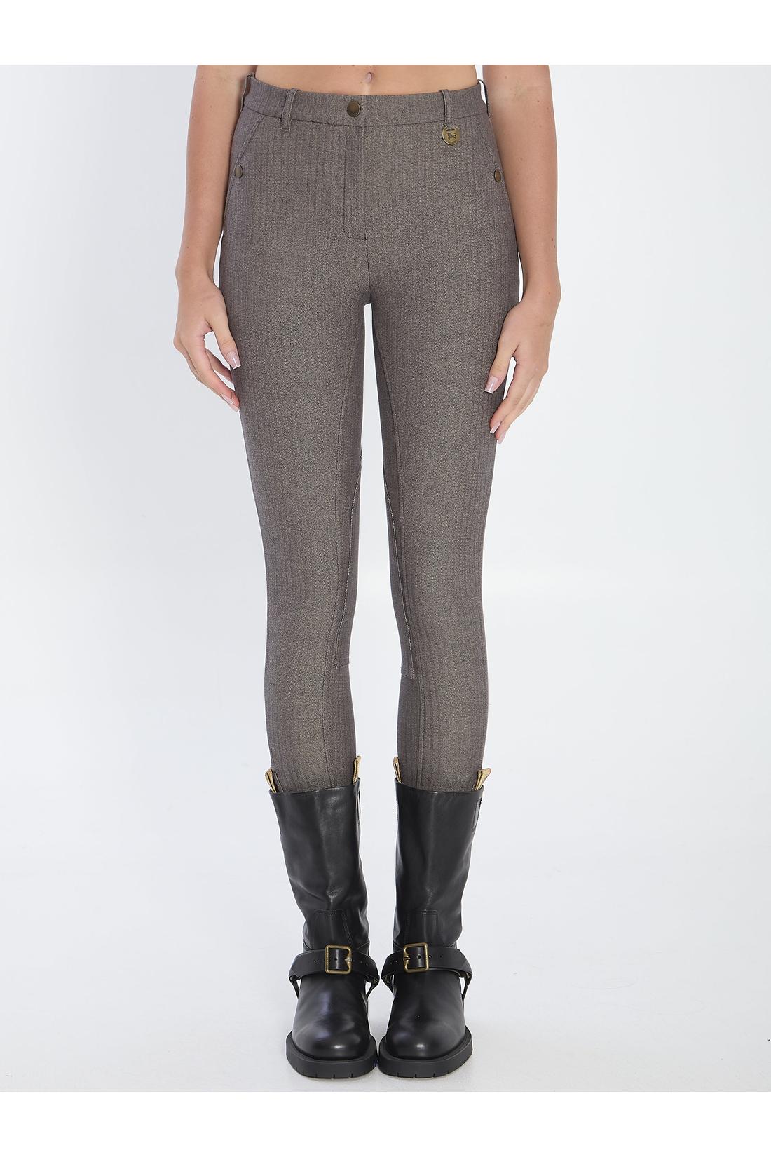 Burberry-OUTLET-SALE-Stretch cotton Jodhpur trousers-ARCHIVIST