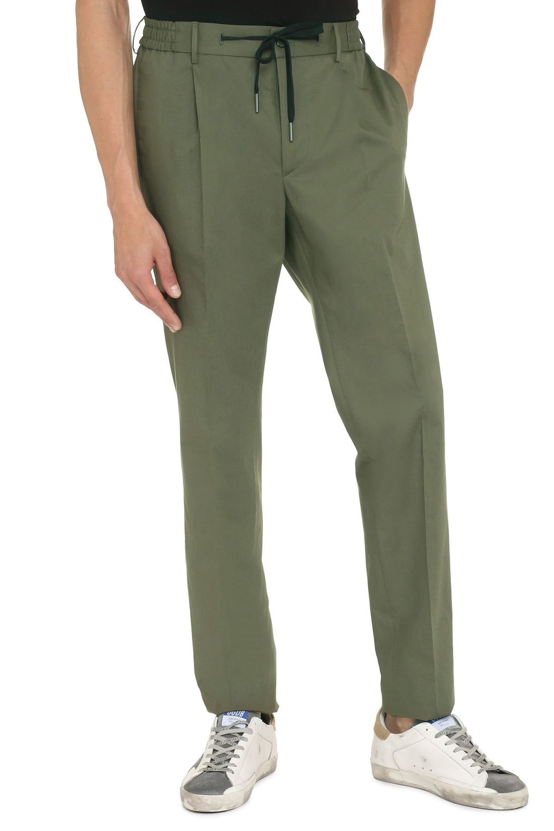 Tagliatore-OUTLET-SALE-Stretch cotton chino trousers-ARCHIVIST
