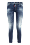 Dsquared2-OUTLET-SALE-Stretch cotton cropped jeans-ARCHIVIST