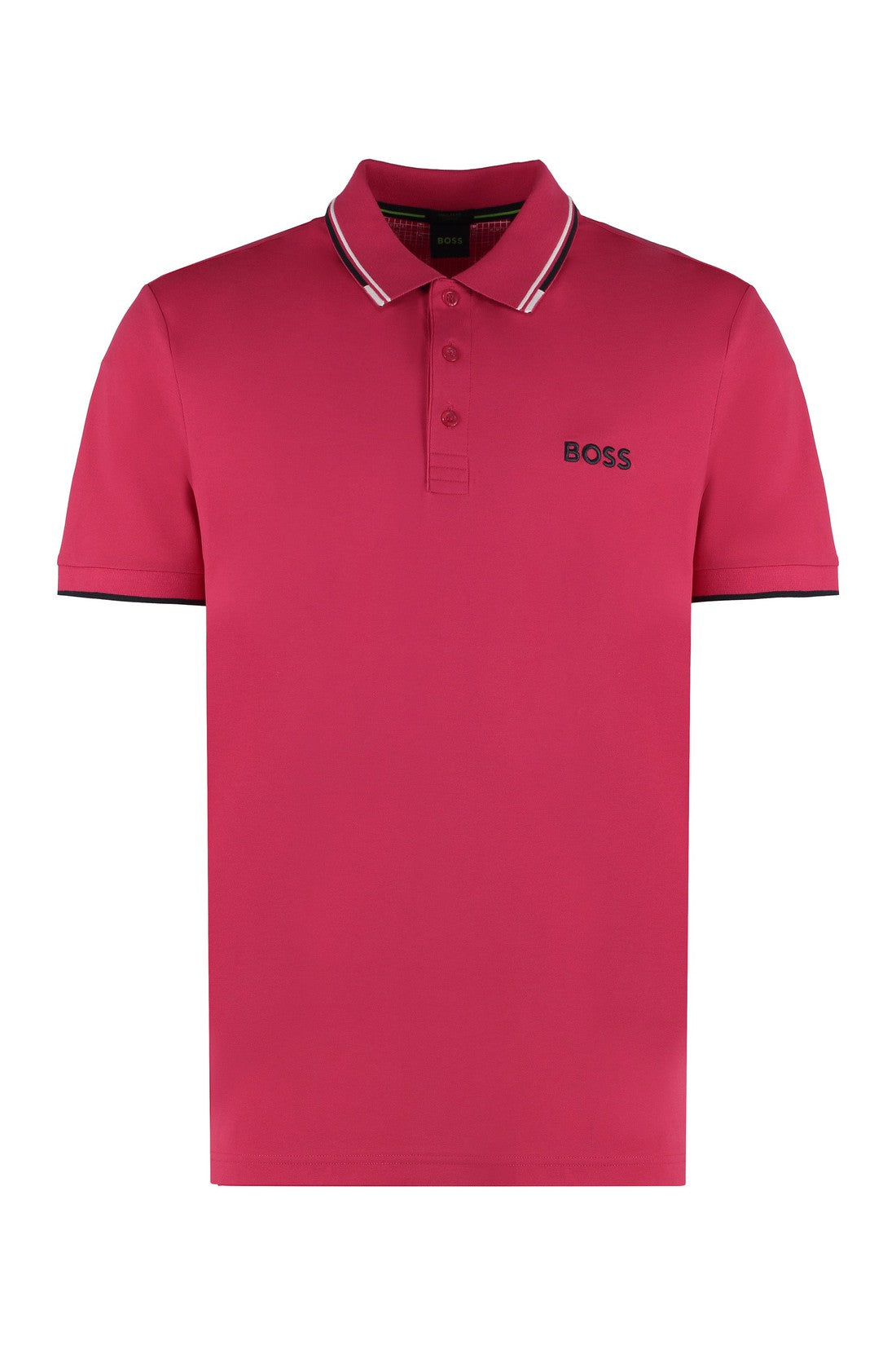 BOSS-OUTLET-SALE-Stretch cotton piqué polo shirt-ARCHIVIST