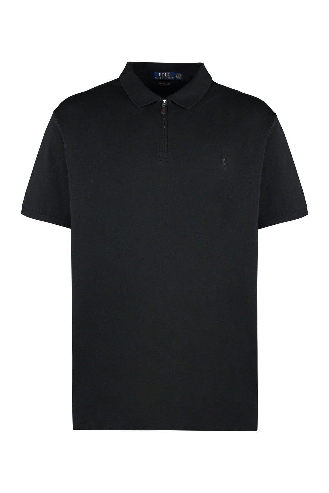 Polo Ralph Lauren-OUTLET-SALE-Stretch cotton piqué polo shirt-ARCHIVIST