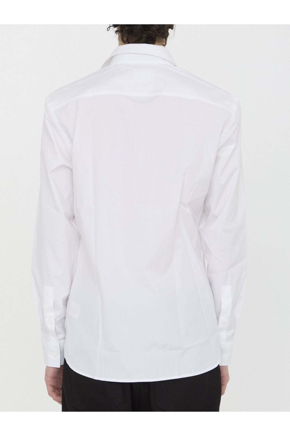 BURBERRY-OUTLET-SALE-Stretch cotton shirt-ARCHIVIST