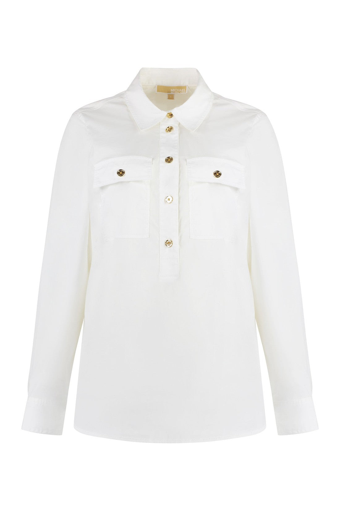 MICHAEL MICHAEL KORS-OUTLET-SALE-Stretch cotton shirt-ARCHIVIST