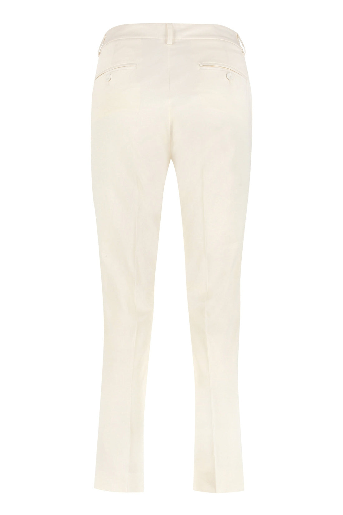 Weekend Max Mara-OUTLET-SALE-Stretch cotton stovepipe trousers-ARCHIVIST