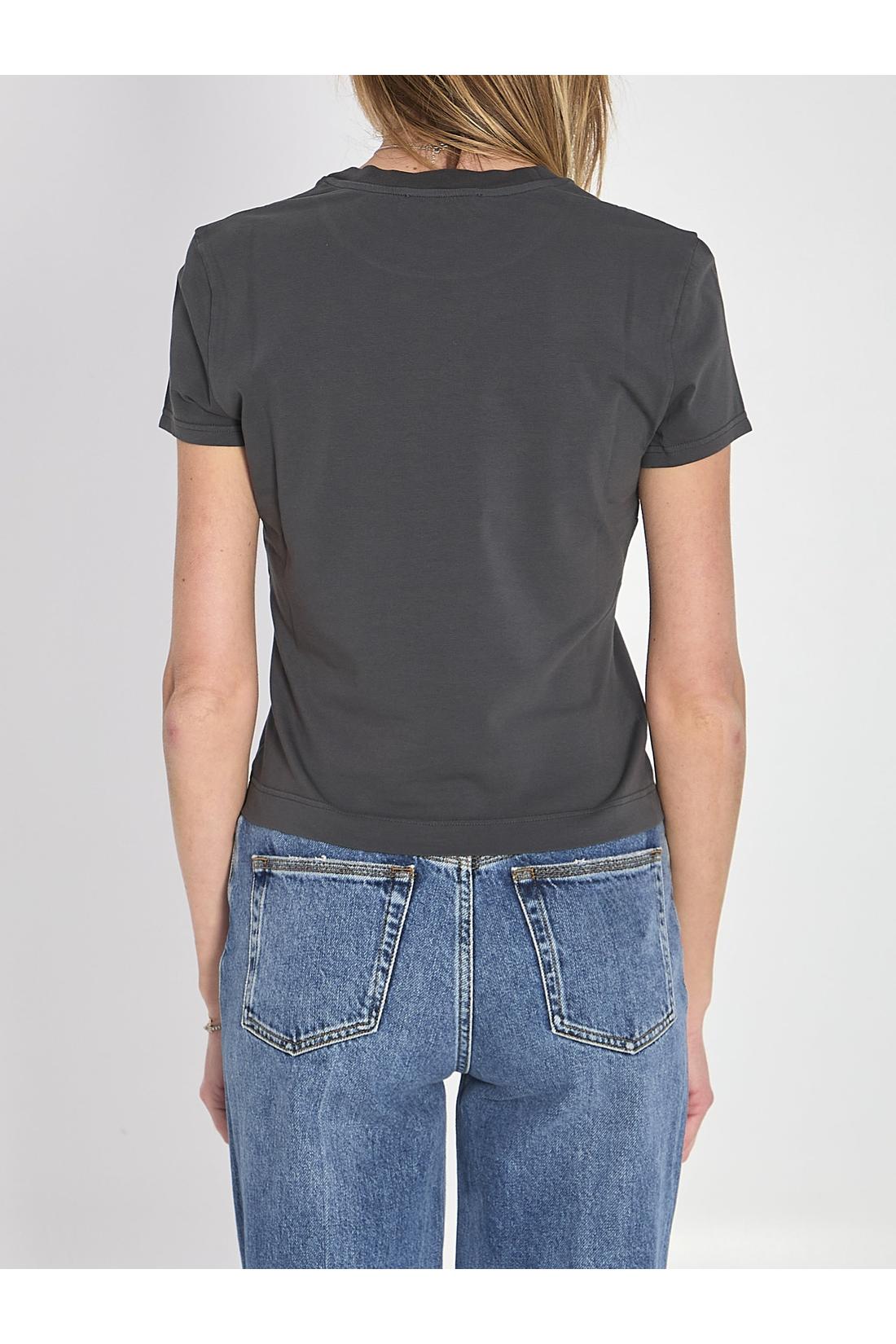 Dolce & Gabbana-OUTLET-SALE-Stretch cotton t-shirt-ARCHIVIST