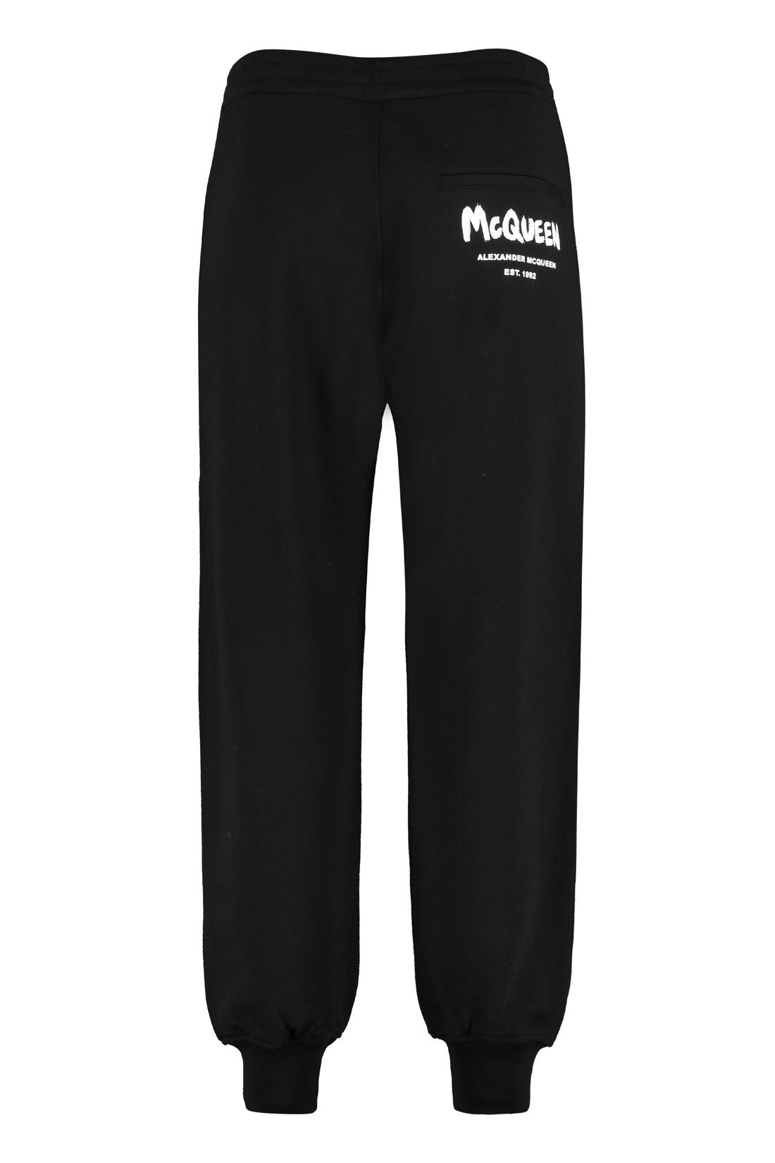 Alexander McQueen-OUTLET-SALE-Stretch cotton track-pants-ARCHIVIST