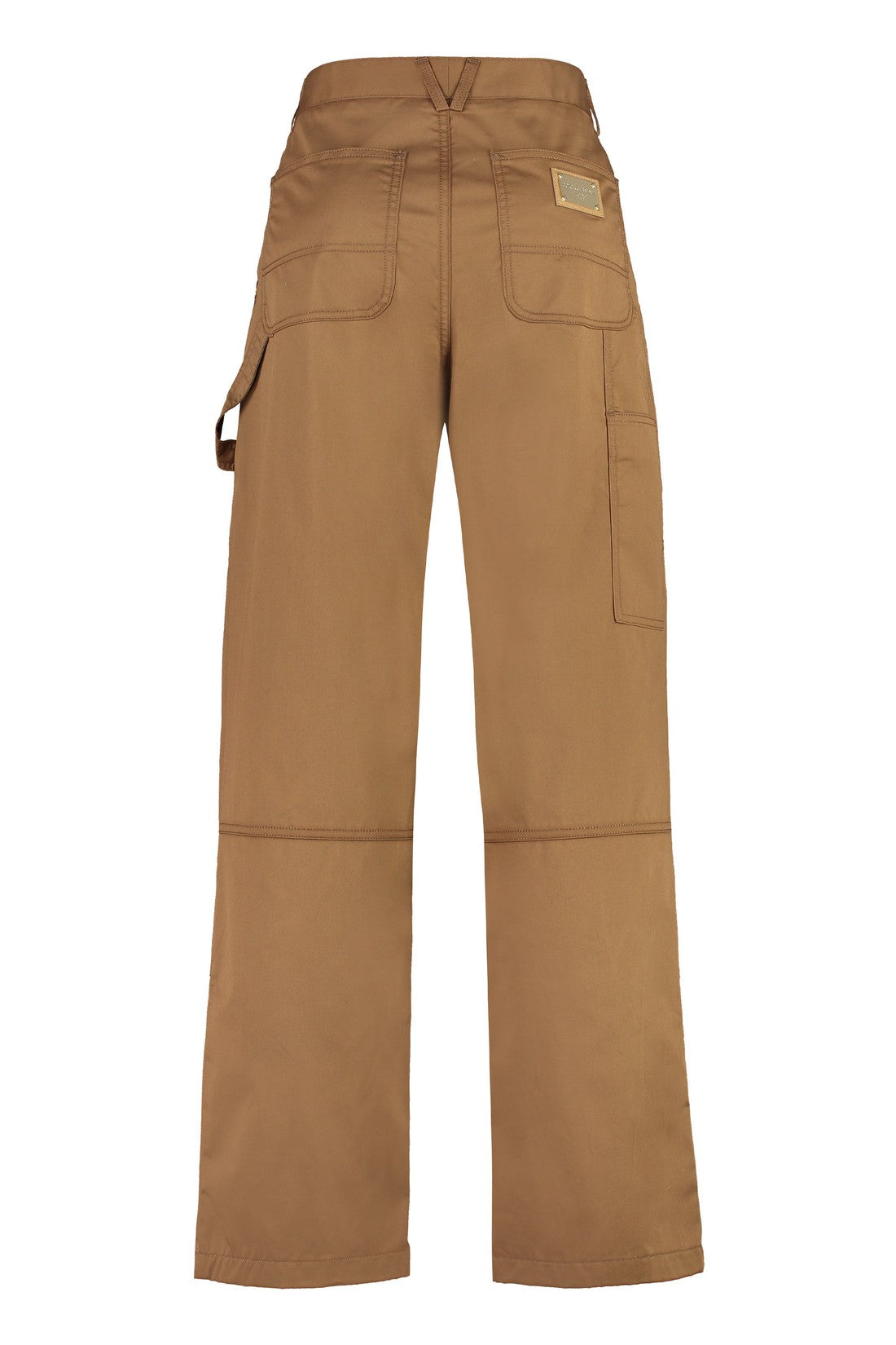 Dolce & Gabbana-OUTLET-SALE-Stretch cotton trousers-ARCHIVIST