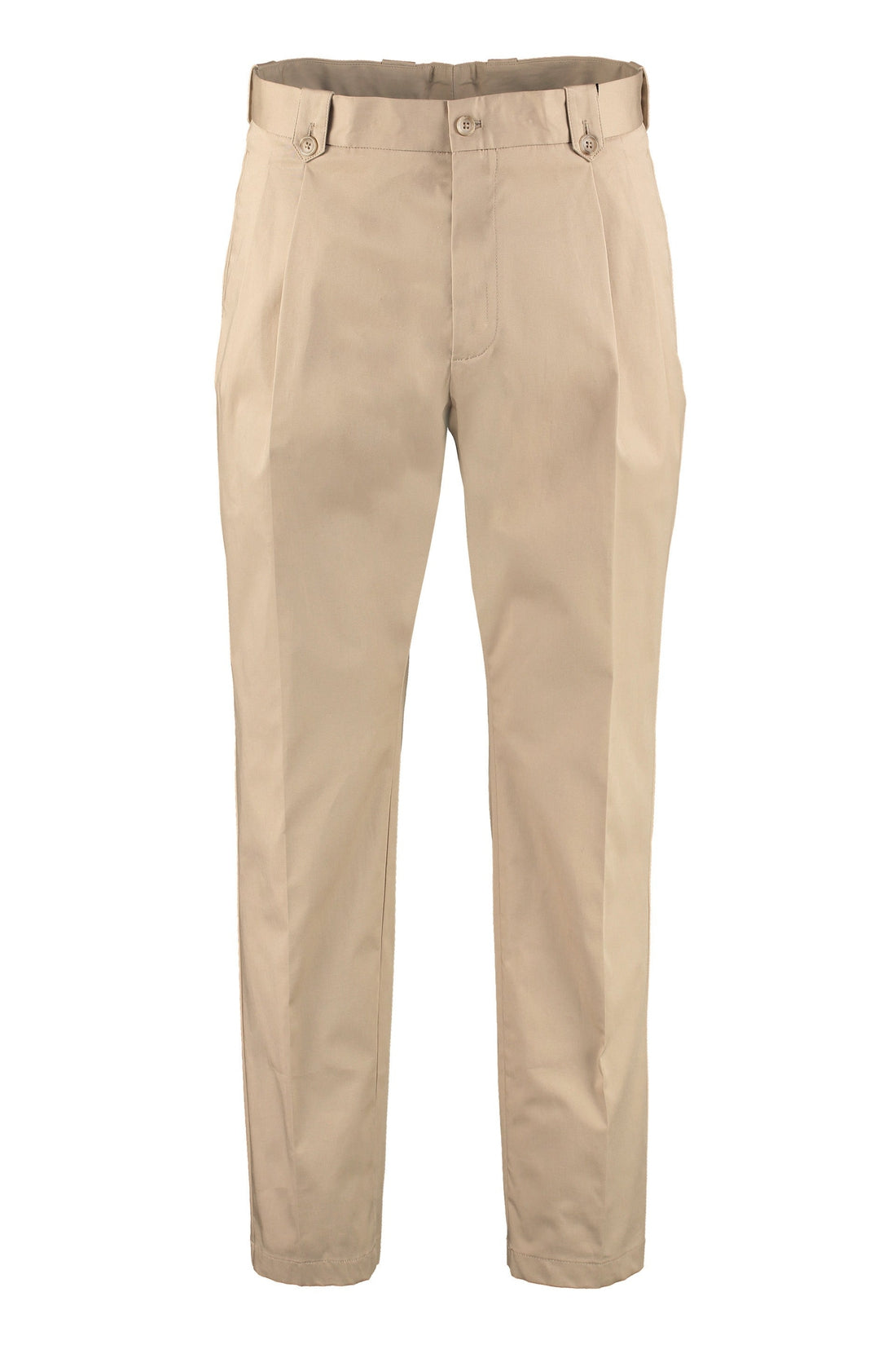 Dolce & Gabbana-OUTLET-SALE-Stretch cotton trousers-ARCHIVIST