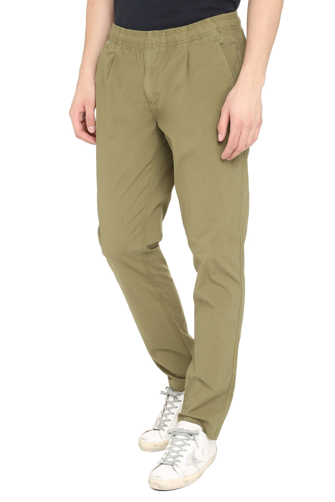 Woolrich-OUTLET-SALE-Stretch cotton trousers-ARCHIVIST