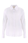 Genny-OUTLET-SALE-Stretch poplin shirt-ARCHIVIST