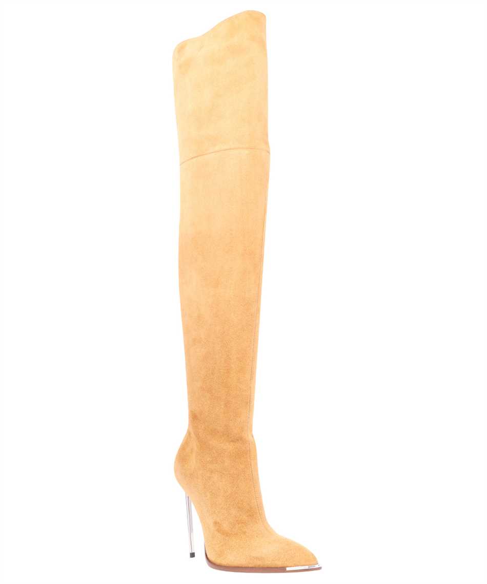 Bally-OUTLET-SALE-Stretch suede over the knee boots-ARCHIVIST