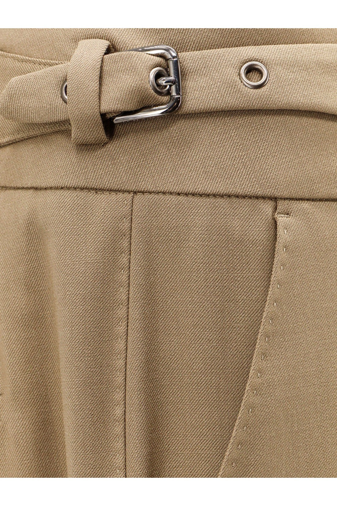 DOLCE & GABBANA-OUTLET-SALE-Stretch virgin wool trouser-ARCHIVIST